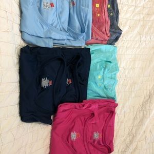 Women’s mixed workout/exercise tops